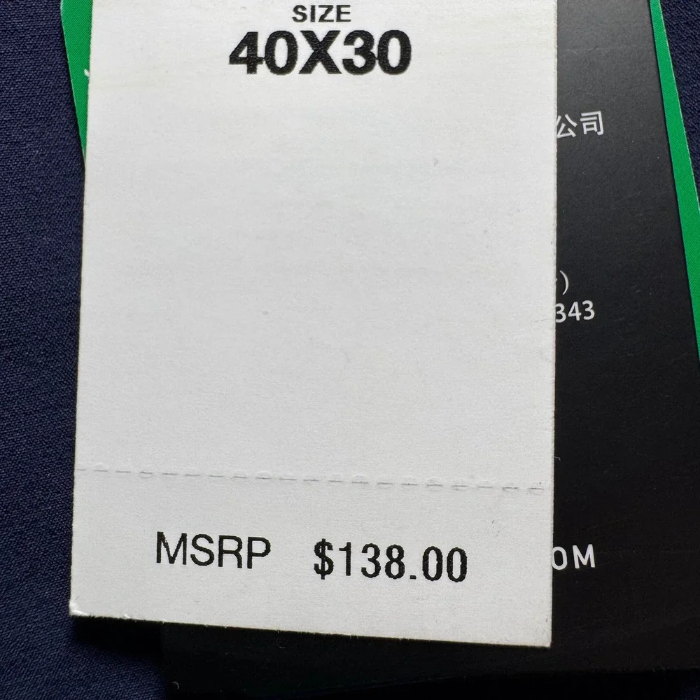 RLX Ralph Lauren Mens Pants 40 x 30 Blue Wicking Stretch Golf Tailored‎
